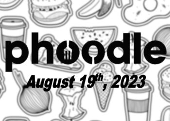 Daily Phoodle - 19th August 2023