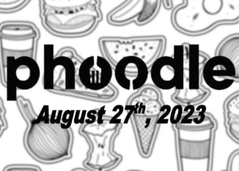 Daily Phoodle - 27th August 2023