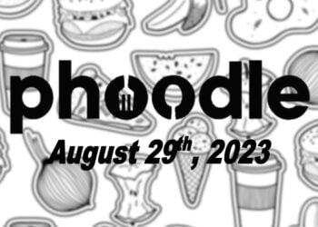 Daily Phoodle - 29th August 2023