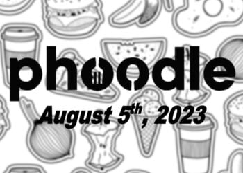 Daily Phoodle - 5th August 2023