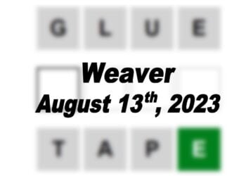 Daily Weaver Answers - 13th August 2023