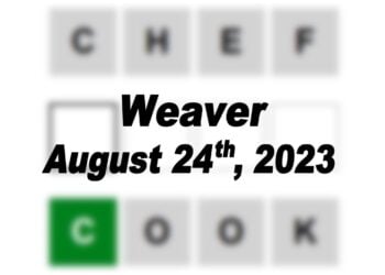 Daily Weaver Answers - 24th August 2023