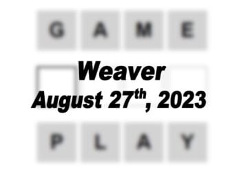 Daily Weaver Answers - 27th August 2023