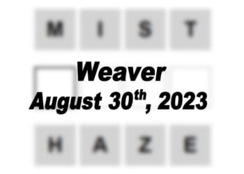Daily Weaver Answers - 30th August 2023