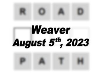Daily Weaver Answers - 5th August 2023