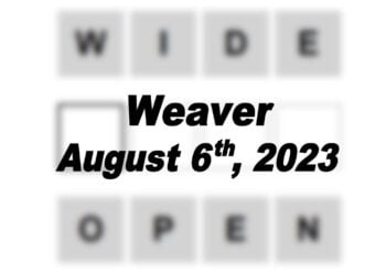 Daily Weaver Answers - 6th August 2023