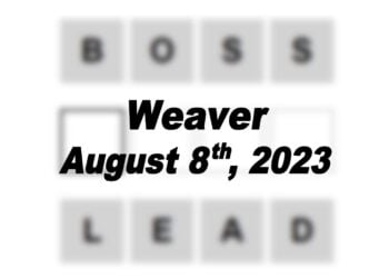 Daily Weaver Answers - 8th August 2023