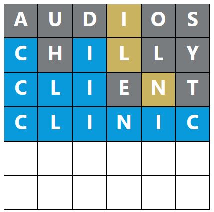 Daily Word Hurdle #1145 Morning Answer - 13th August 2023