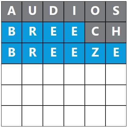 Daily Word Hurdle #1148 Afternoon Answer - 14th August 2023