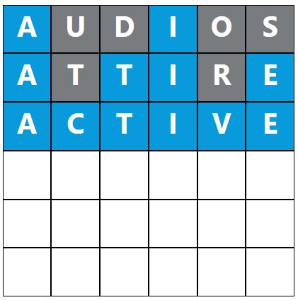 Daily Word Hurdle #1179 Morning Answer - 30th August 2023