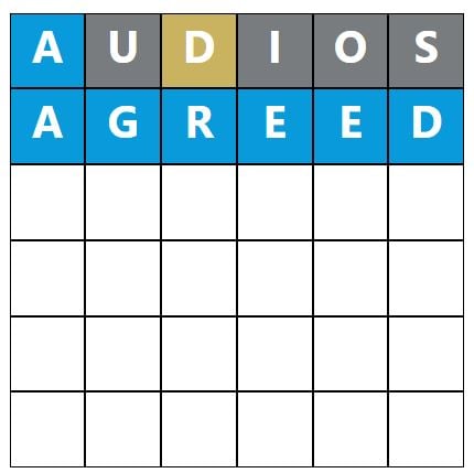 Daily Word Hurdle #1182 Afternoon Answer - 31st August 2023