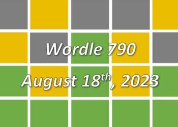 Daily Wordle 790 - 18th August 2023