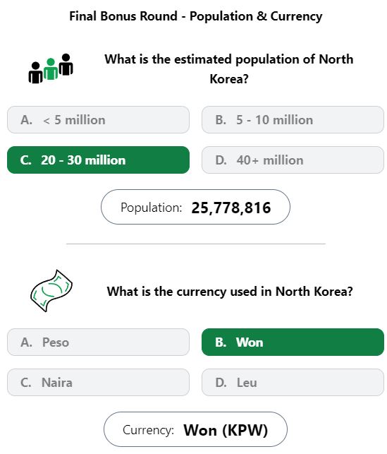 Daily Worldle 570 Bonus Currency & Population Answer - August 14th 2023