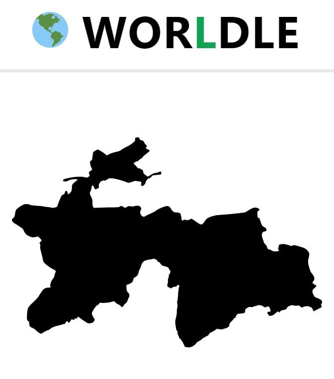 Daily Worldle 587 Country - August 31st 2023