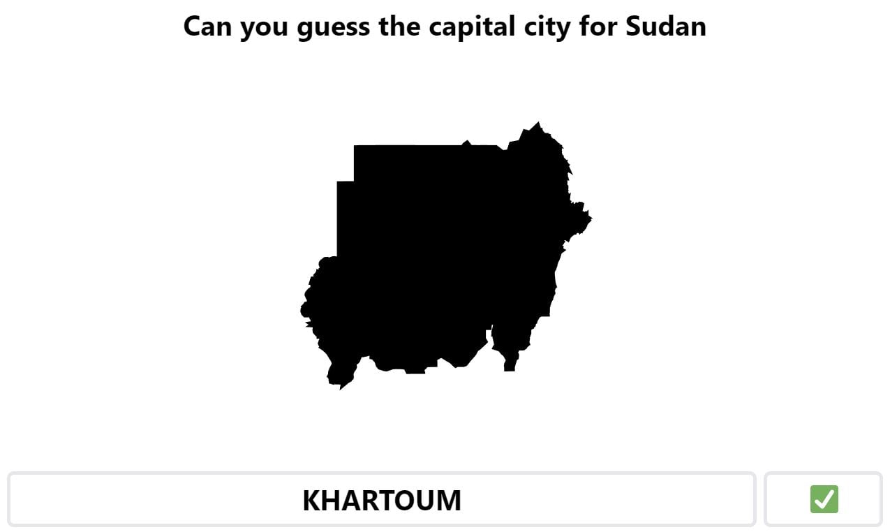 Daily Worldle 588 Bonus Capital City - September 1st 2023