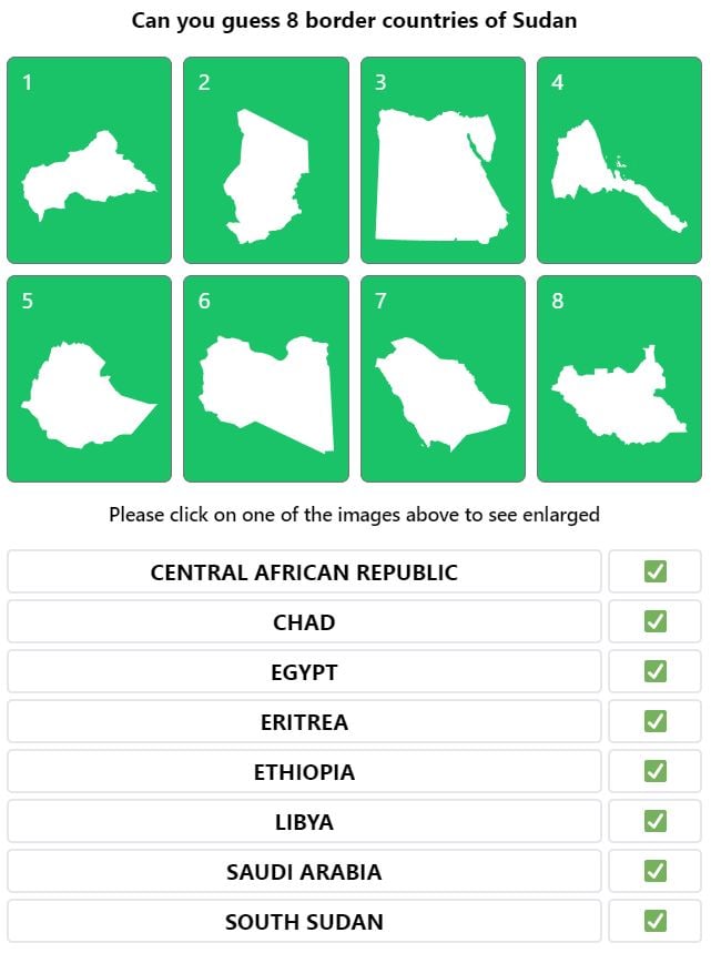 Daily Worldle 588 Bonus Neighbouring Countries Answers - September 1st 2022