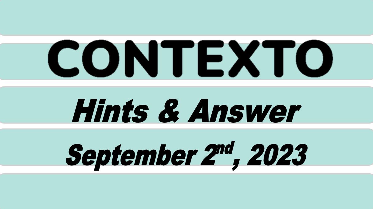 Daily Contexto 350 - September 2nd 2023
