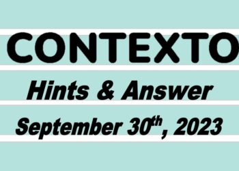 Daily Contexto 378 - September 30th 2023