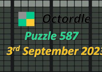 Daily Octordle 587 - September 3rd 2023