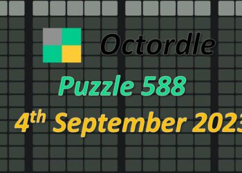 Daily Octordle 588 - September 4th 2023