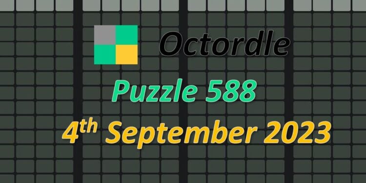 Daily Octordle 588 - September 4th 2023