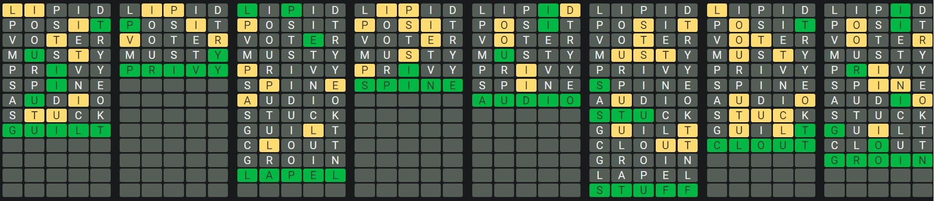 Daily Octordle 593 Rescue Answer - September 9th 2023