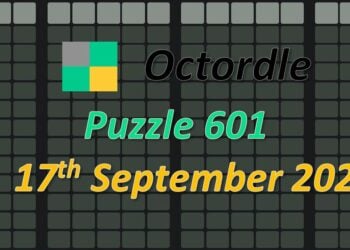 Daily Octordle 601 - September 17th 2023