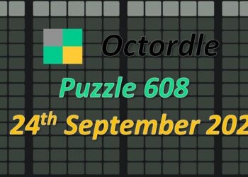 Daily Octordle 608 - September 24th 2023