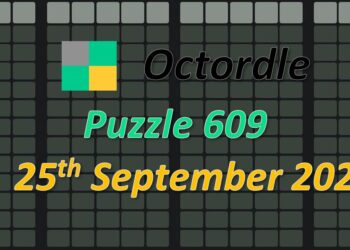 Daily Octordle 609 - September 25th 2023