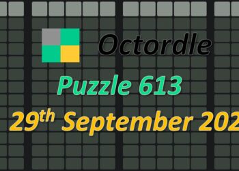 Daily Octordle 613 - September 29th 2023