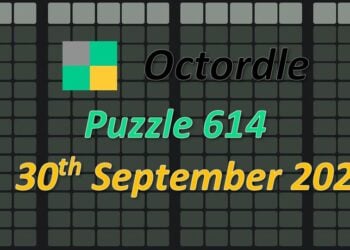 Daily Octordle 614 - September 30th 2023