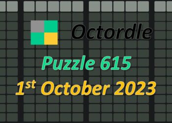 Daily Octordle 615 - October 1st 2023