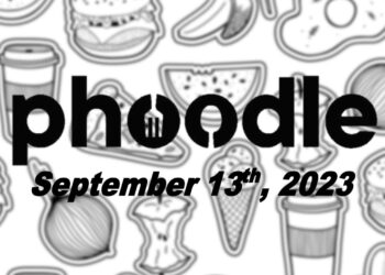 Daily Phoodle - 13th September 2023