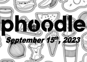 Daily Phoodle - 15th September 2023