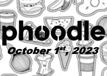 Daily Phoodle - 1st October 2023