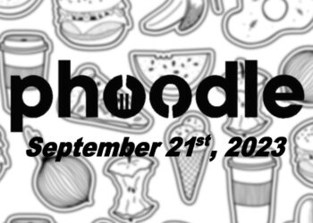 Daily Phoodle - 21st September 2023