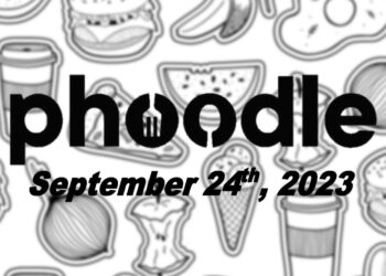 Daily Phoodle - 24th September 2023