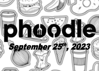 Daily Phoodle - 25th September 2023