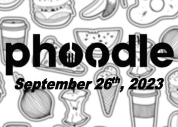 Daily Phoodle - 26th September 2023