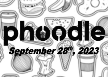 Daily Phoodle - 28th September 2023