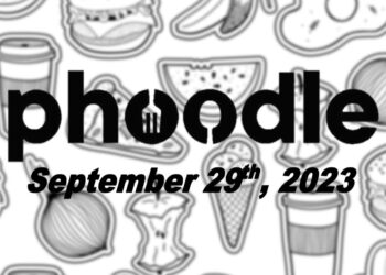 Daily Phoodle - 29th September 2023