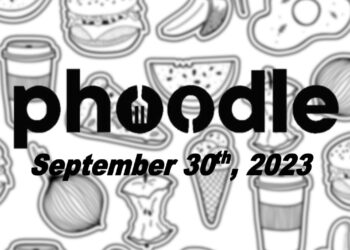Daily Phoodle - 30th September 2023