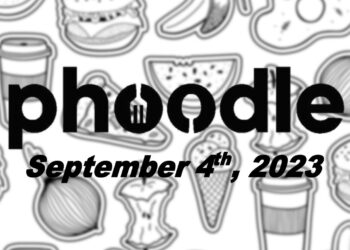 Daily Phoodle - 4th September 2023