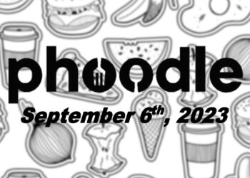 Daily Phoodle - 6th September 2023