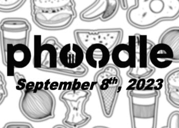 Daily Phoodle - 8th September 2023