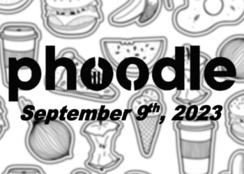 Daily Phoodle - 9th September 2023