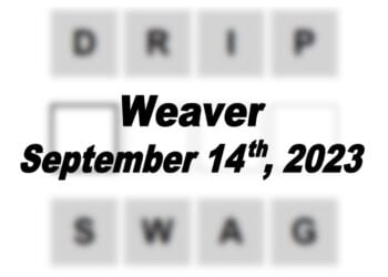 Daily Weaver Answers - 14th September 2023