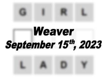 Daily Weaver Answers - 15th September 2023