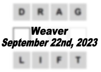 Daily Weaver Answers - 22nd September 2023