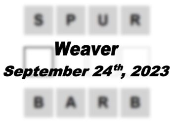 Daily Weaver Answers - 24th September 2023